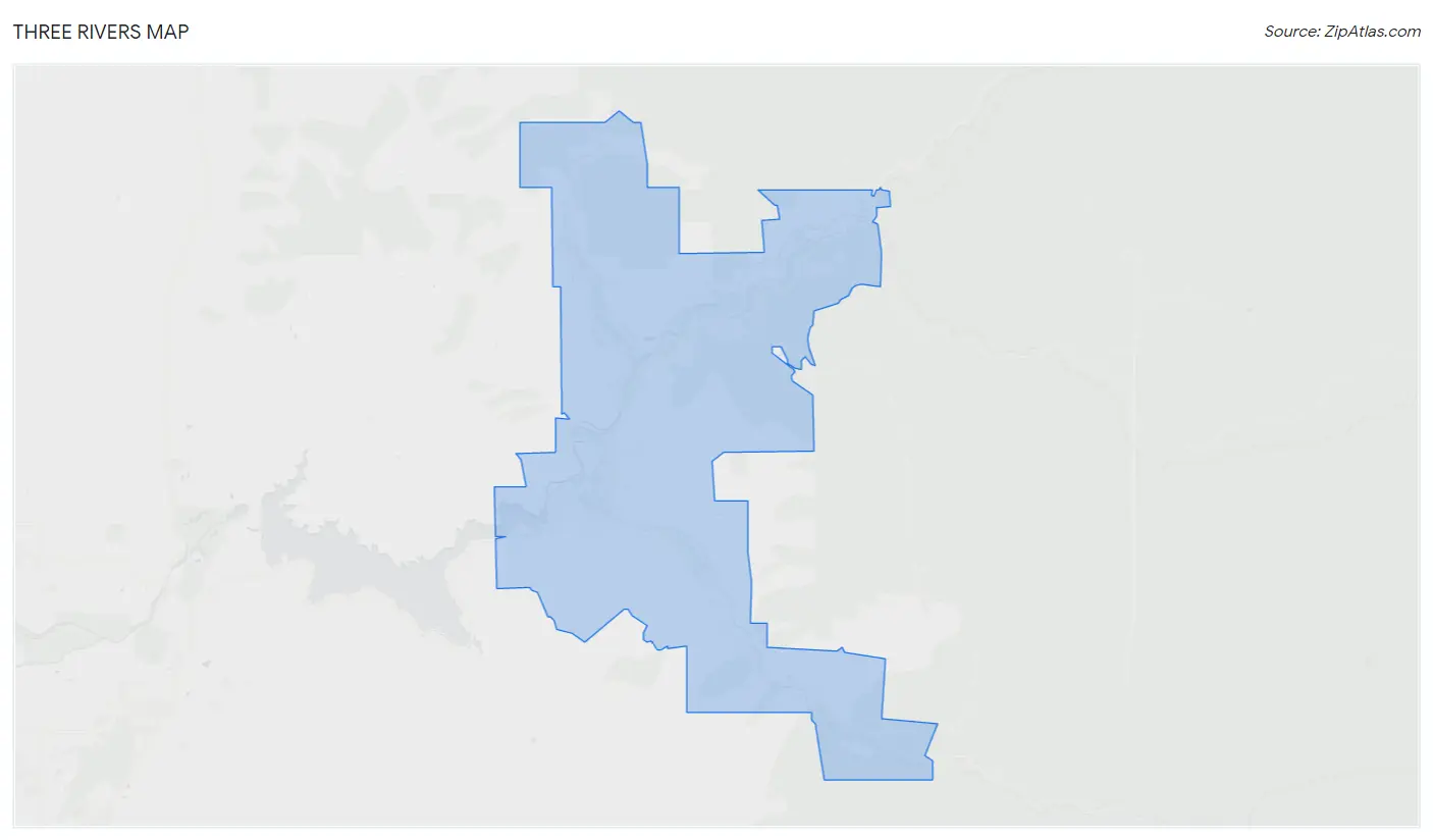Three Rivers Map