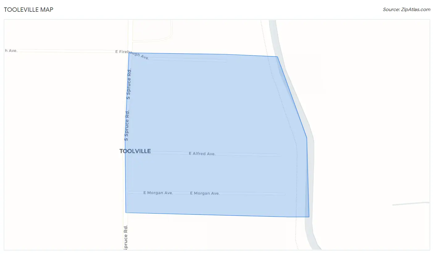 Tooleville Map