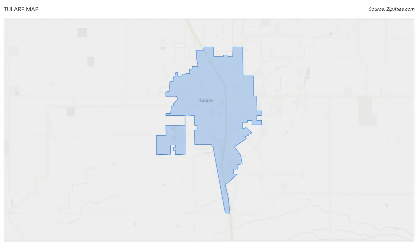 Tulare Map