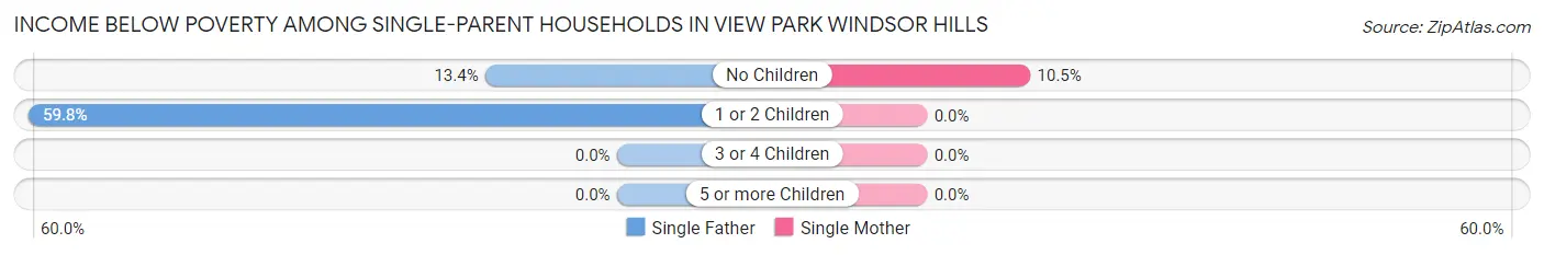 Income Below Poverty Among Single-Parent Households in View Park Windsor Hills