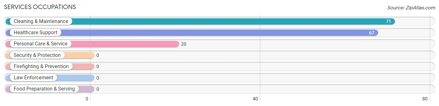 Services Occupations in Willow Creek