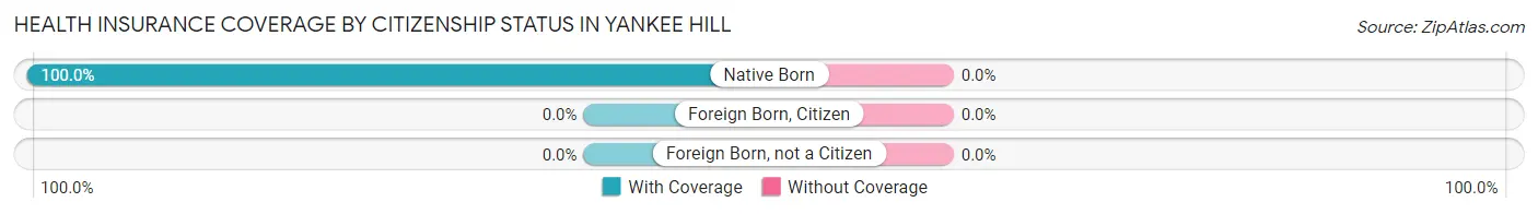 Health Insurance Coverage by Citizenship Status in Yankee Hill