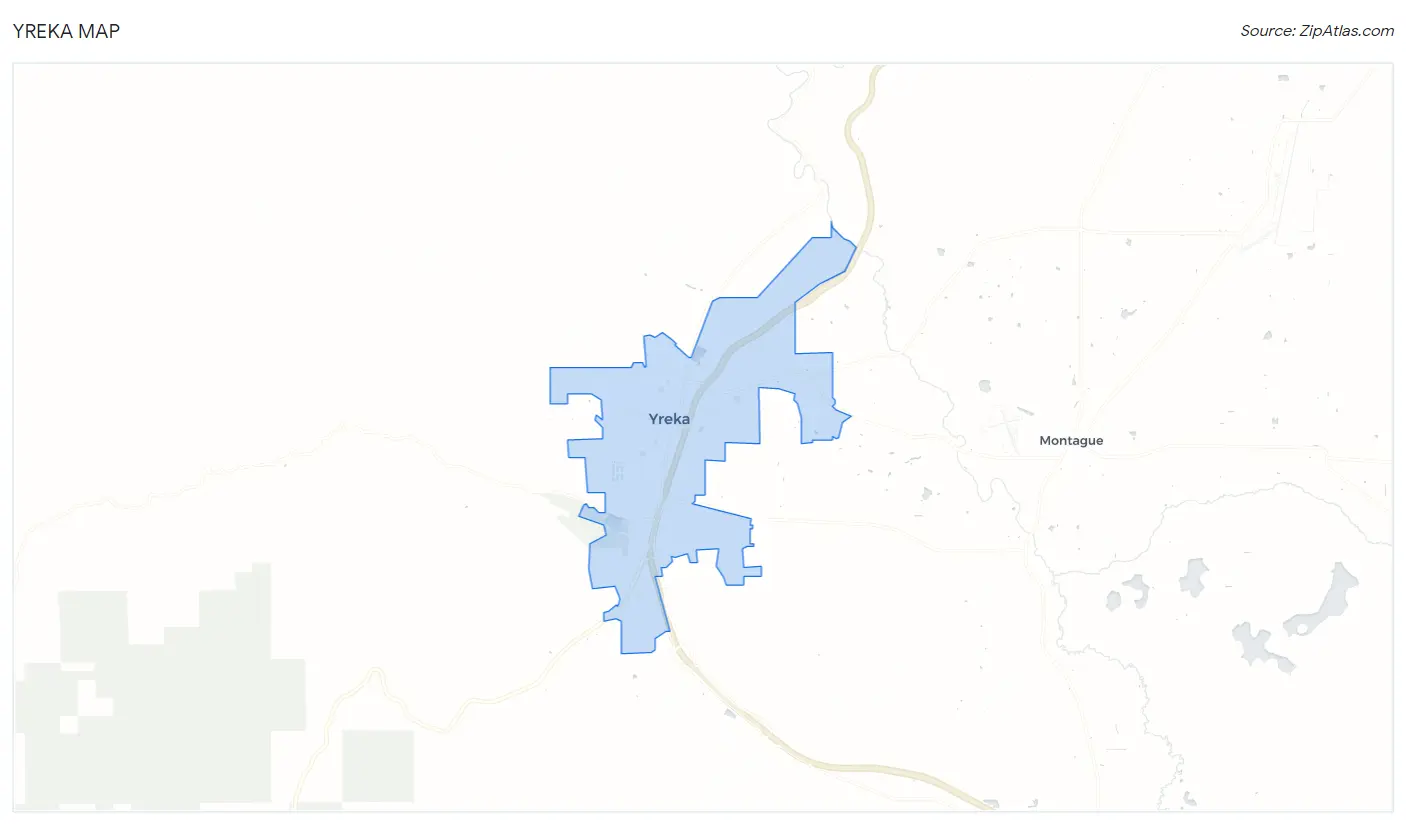 Yreka Map