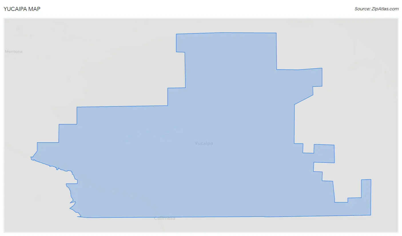 Yucaipa Map