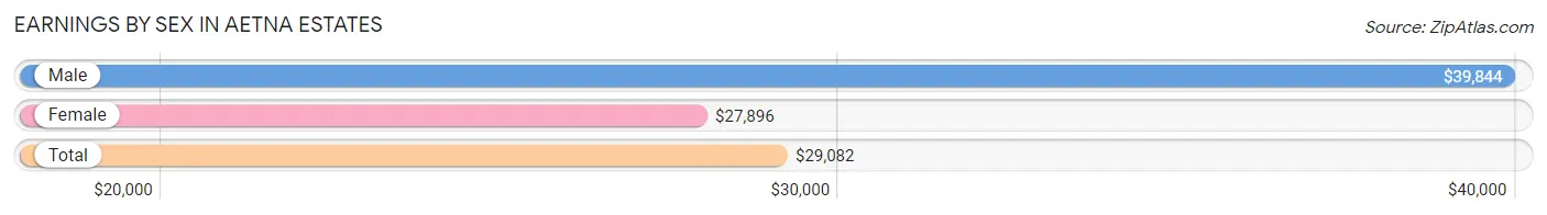 Earnings by Sex in Aetna Estates