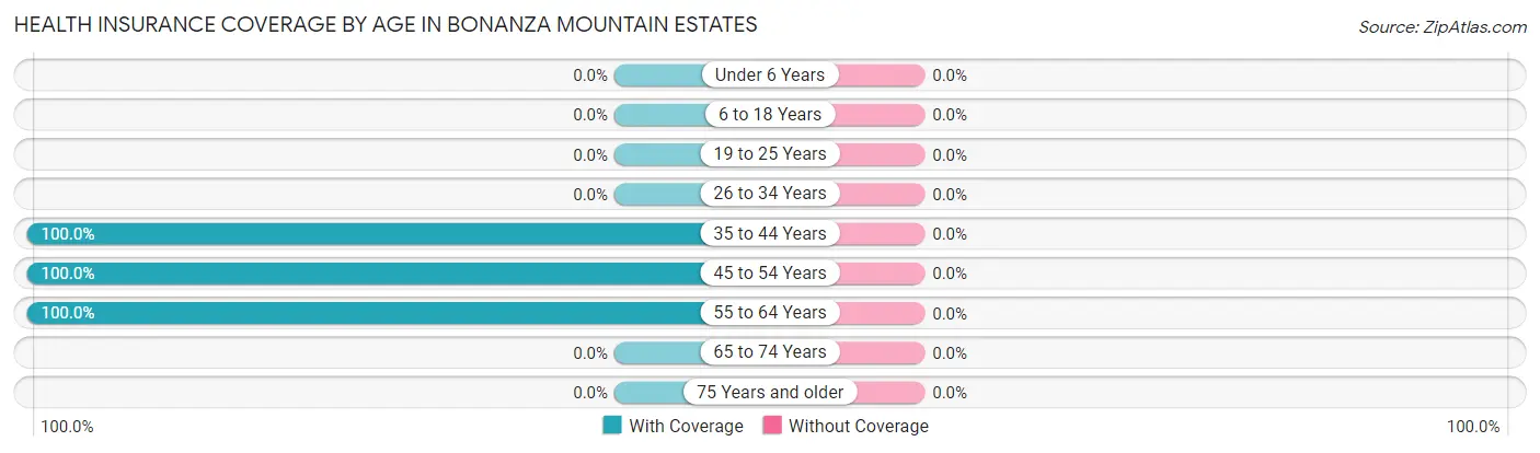 Health Insurance Coverage by Age in Bonanza Mountain Estates