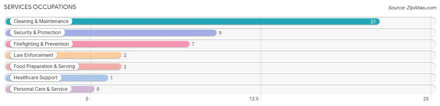 Services Occupations in Calhan