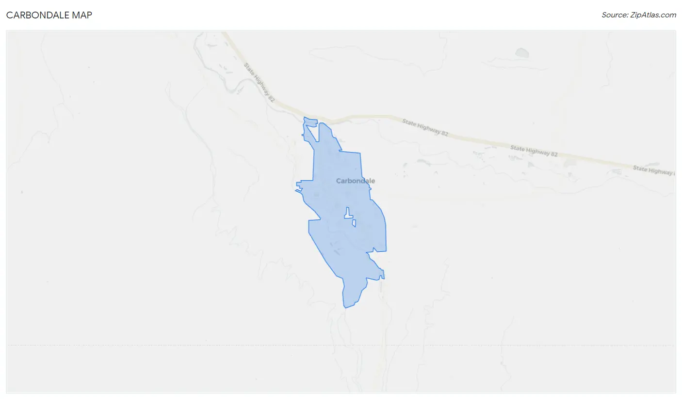 Carbondale Map