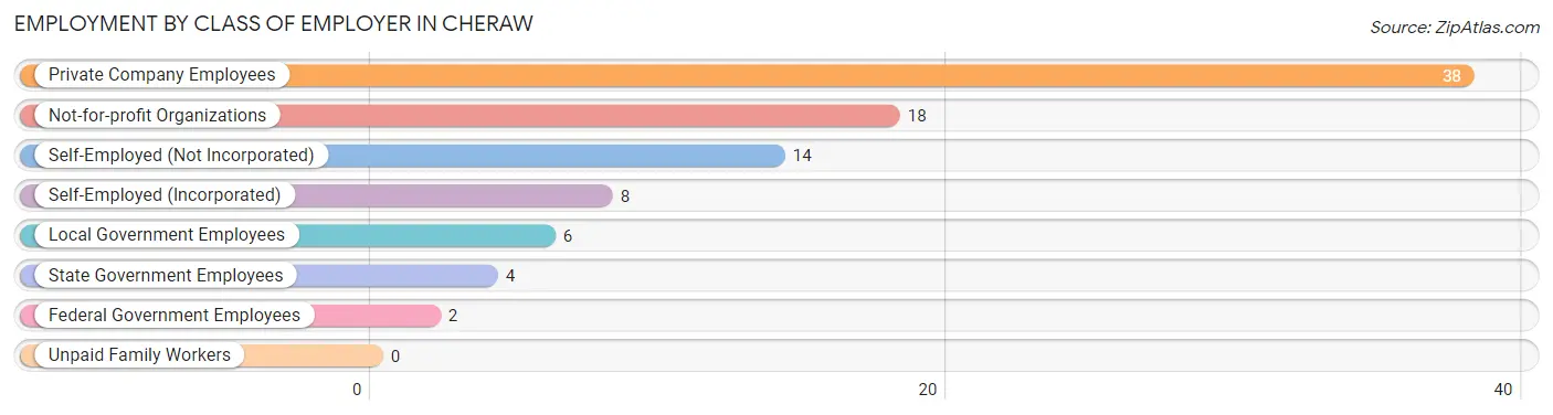 Employment by Class of Employer in Cheraw