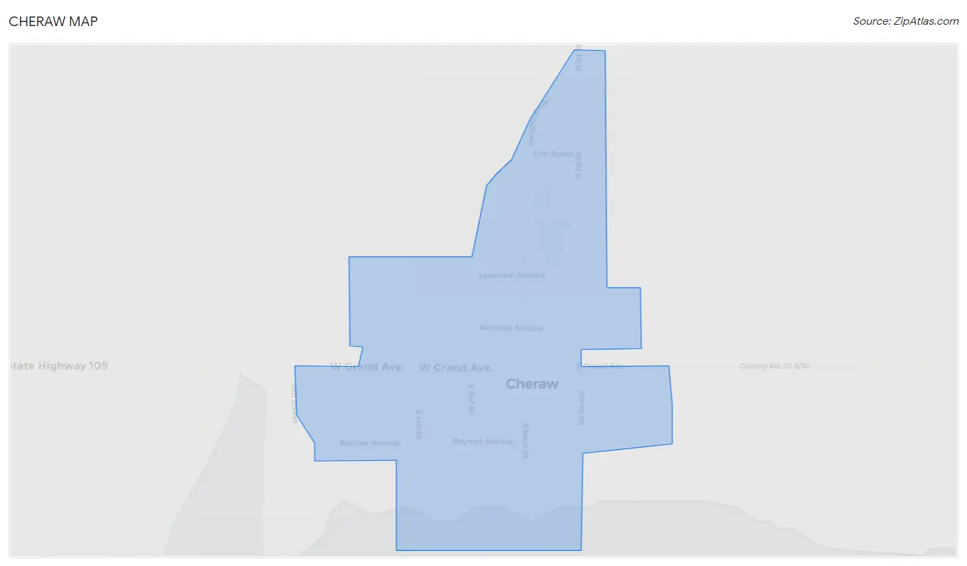 Cheraw Map