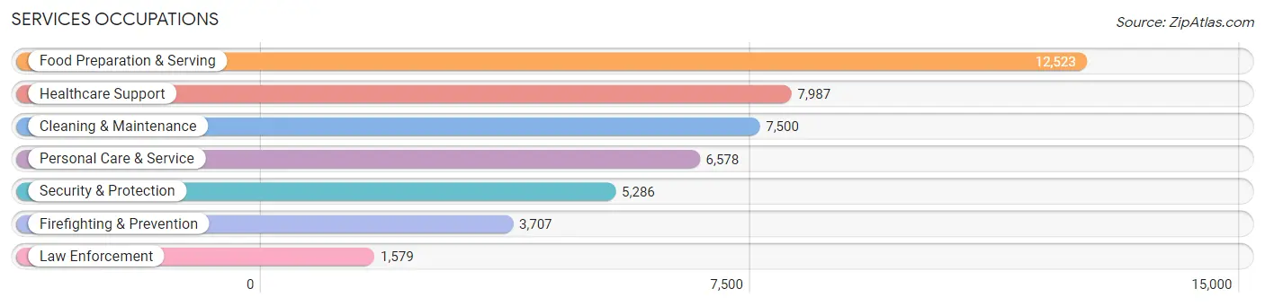 Services Occupations in Colorado Springs