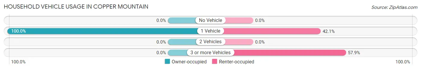 Household Vehicle Usage in Copper Mountain