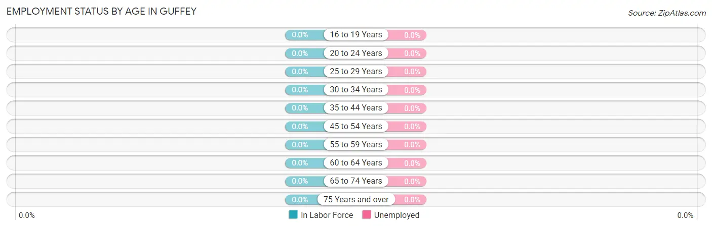 Employment Status by Age in Guffey