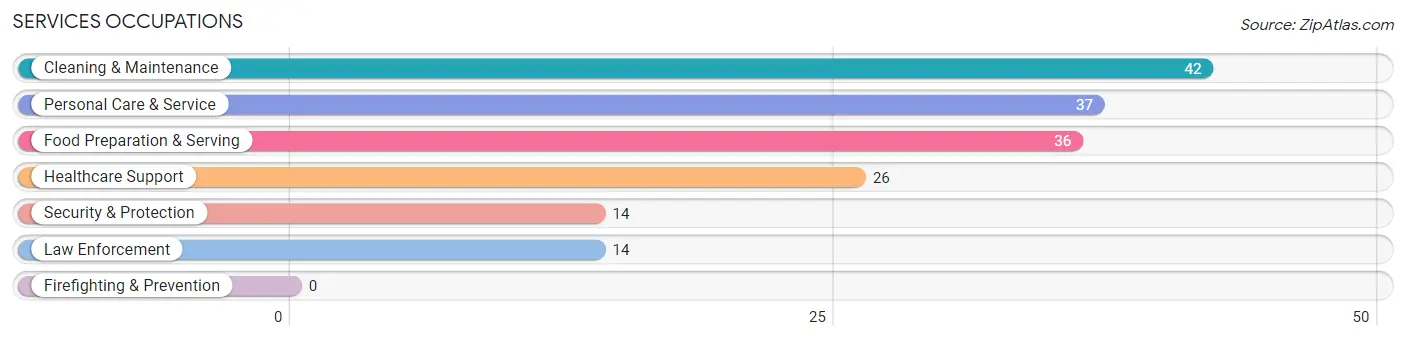 Services Occupations in Holyoke