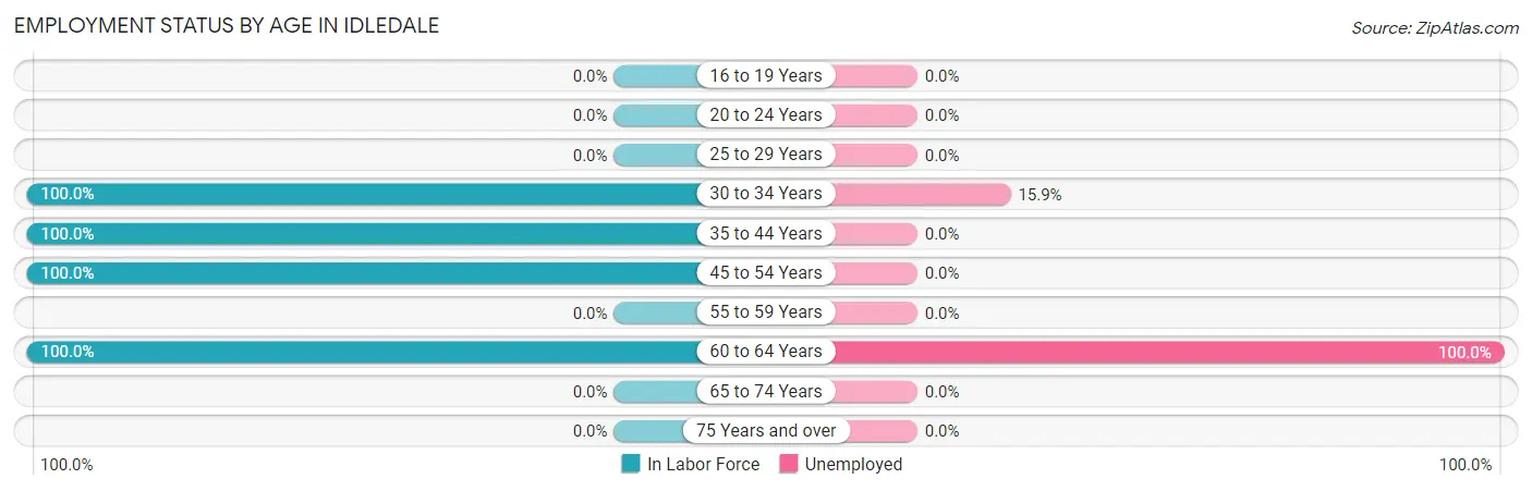 Employment Status by Age in Idledale
