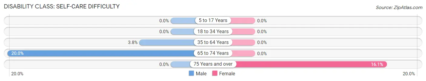 Disability in Ignacio: <span>Self-Care Difficulty</span>