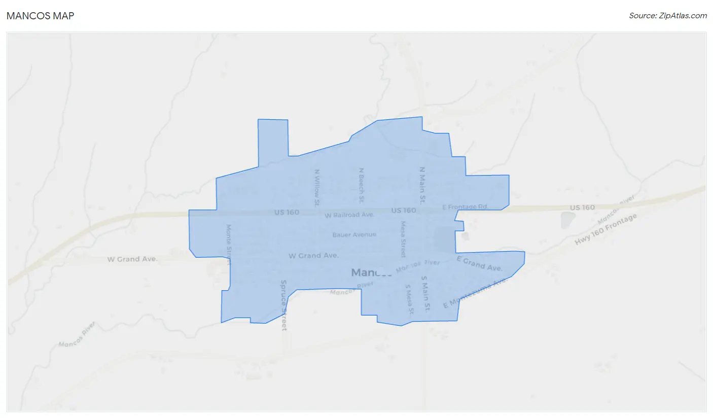 Mancos Map