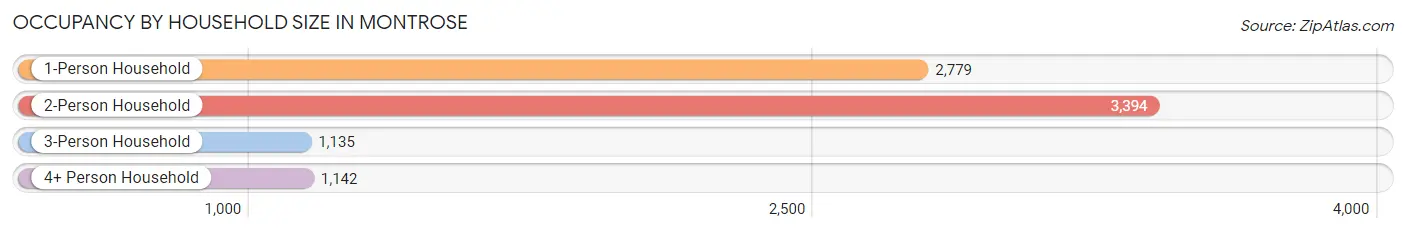 Occupancy by Household Size in Montrose