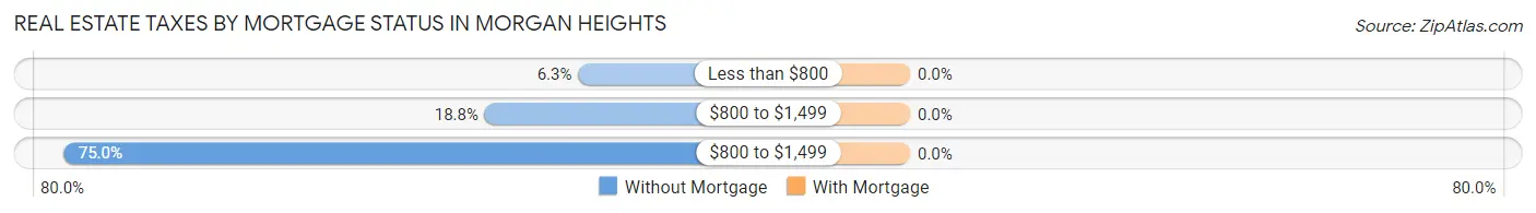 Real Estate Taxes by Mortgage Status in Morgan Heights