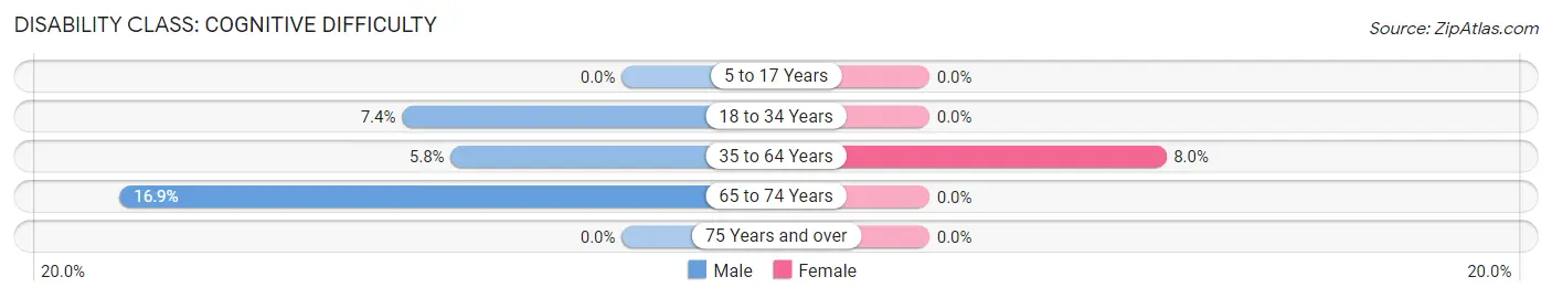 Disability in New Castle: <span>Cognitive Difficulty</span>