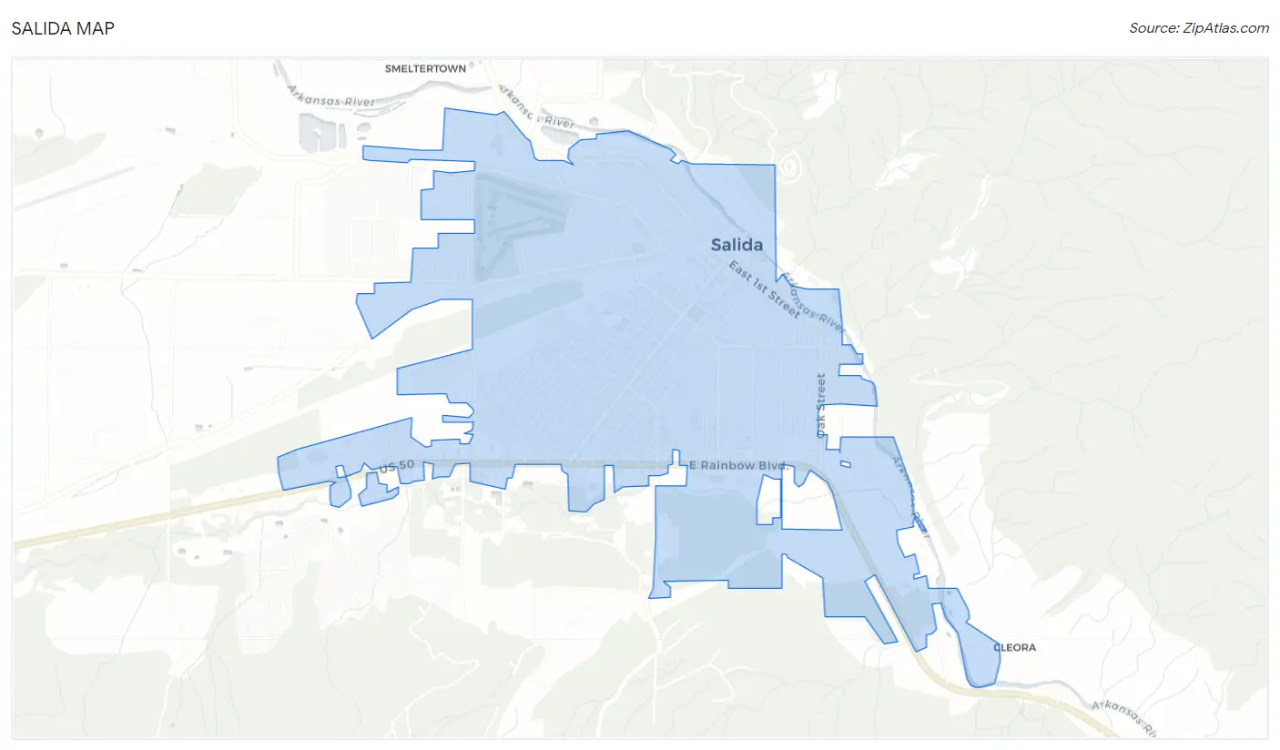 Salida Map