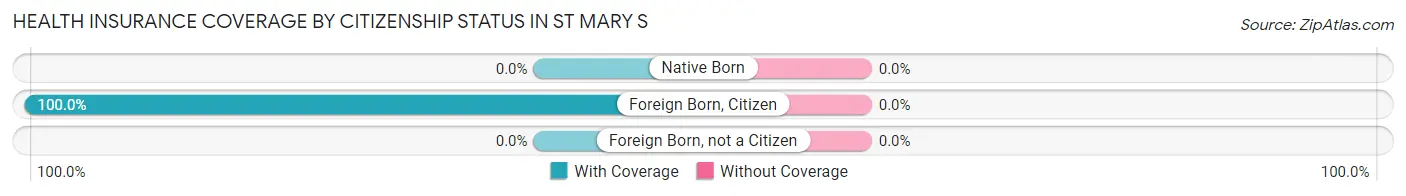 Health Insurance Coverage by Citizenship Status in St Mary s