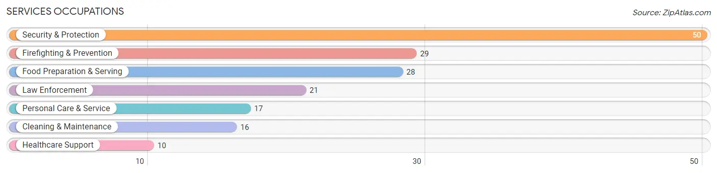 Services Occupations in Walden