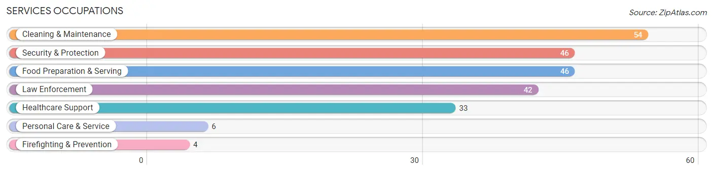 Services Occupations in Wray