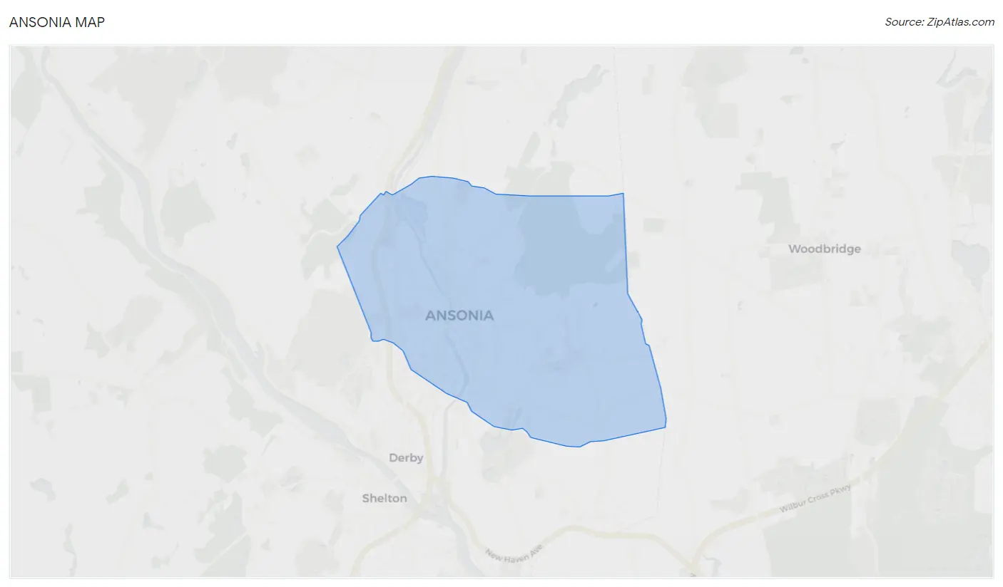Ansonia Map