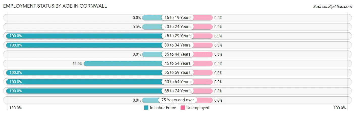Employment Status by Age in Cornwall