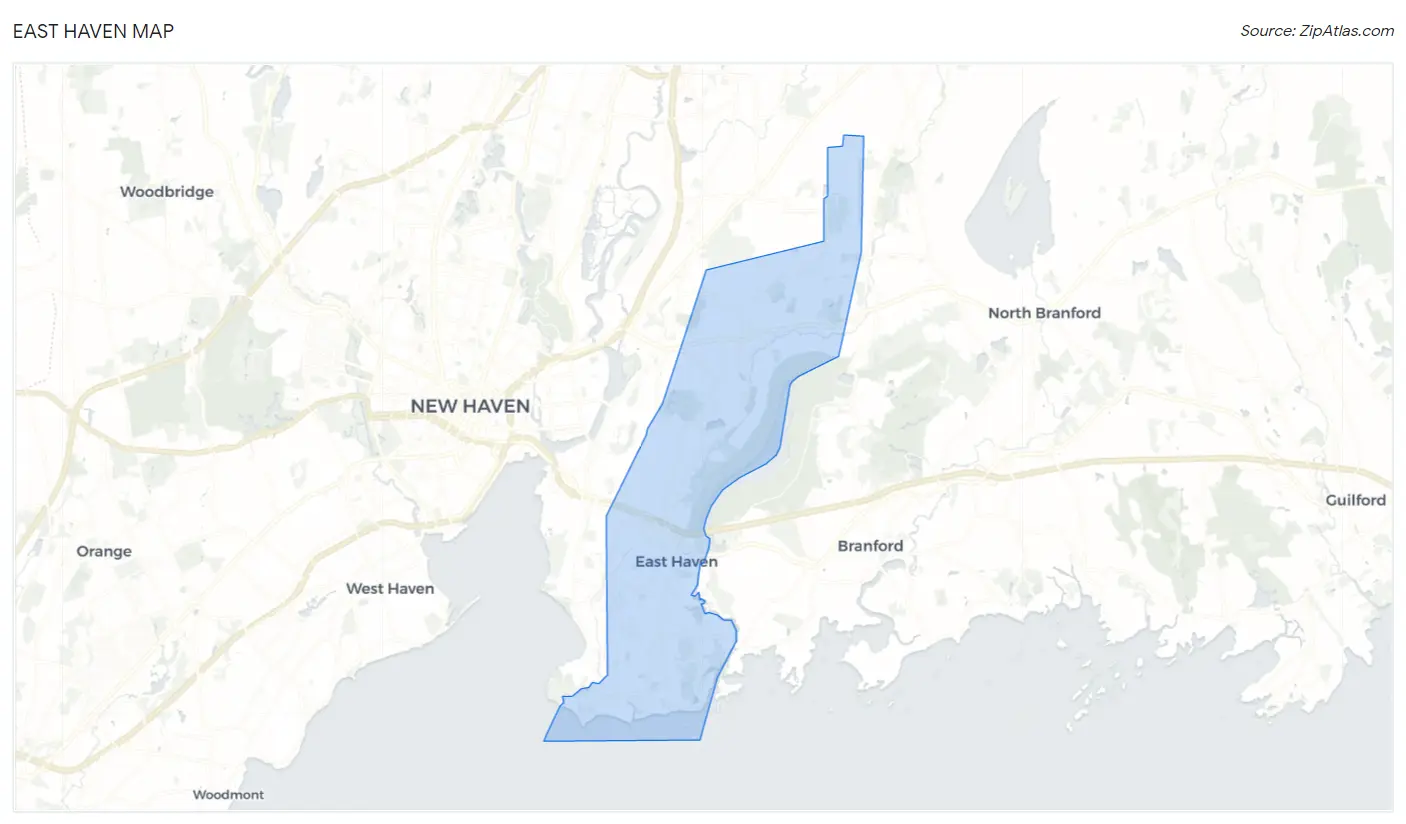 East Haven Map