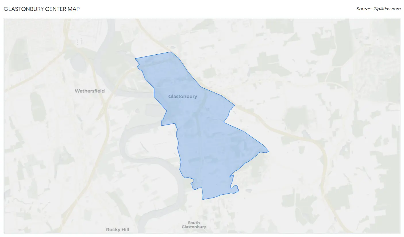 Glastonbury Center Map