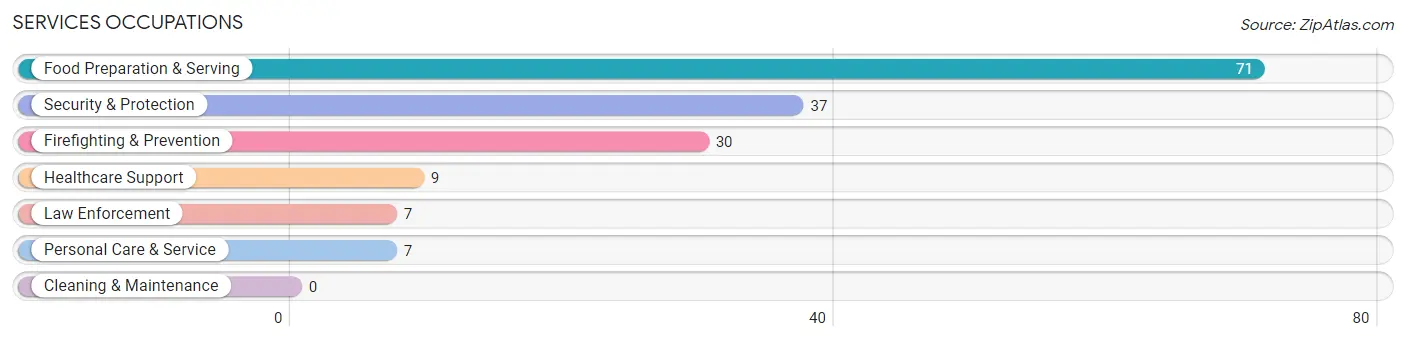 Services Occupations in Higganum