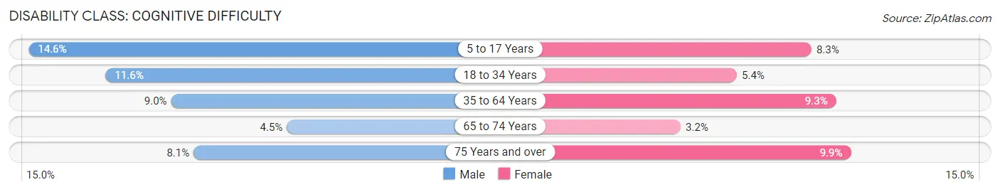 Disability in Dover: <span>Cognitive Difficulty</span>