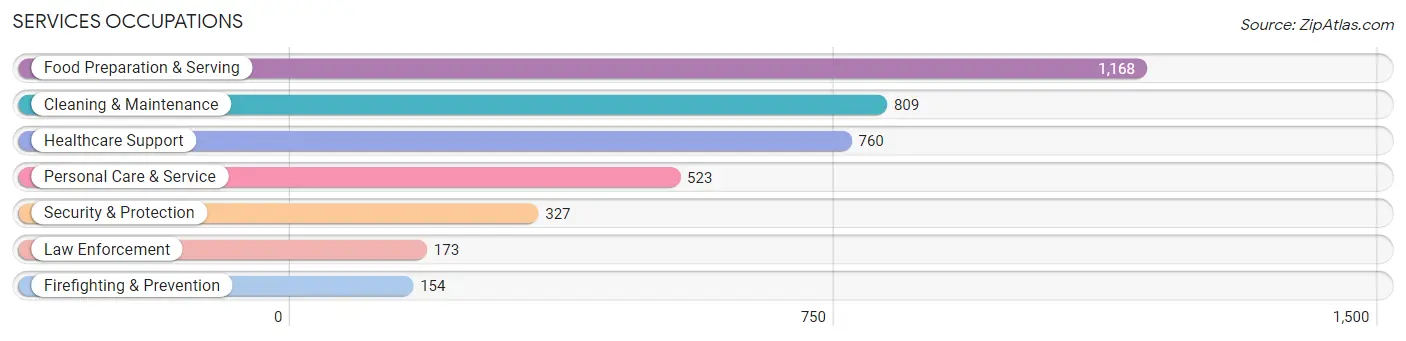 Services Occupations in Dover