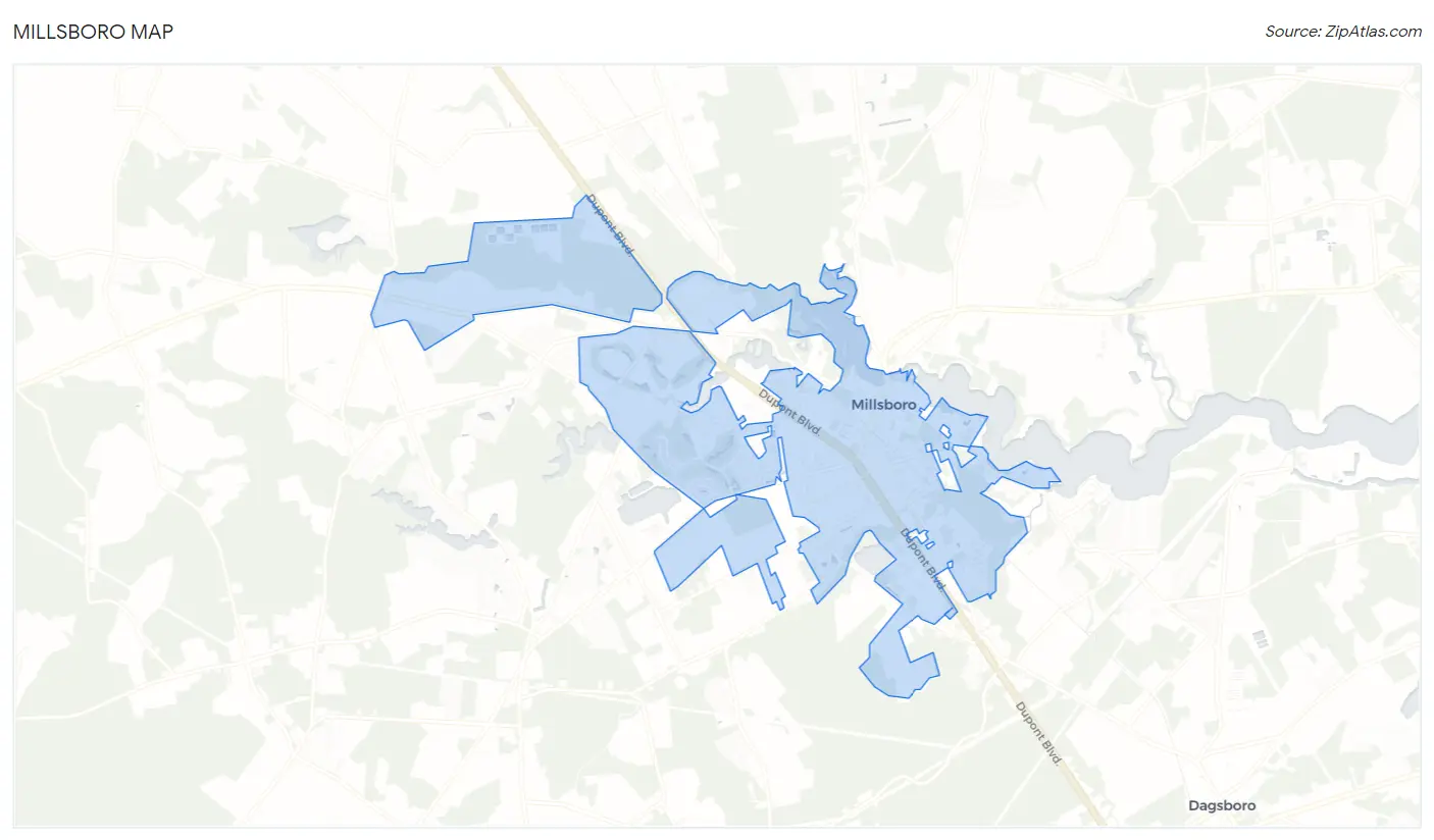 Millsboro Map