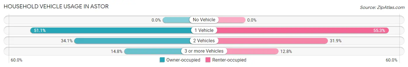 Household Vehicle Usage in Astor