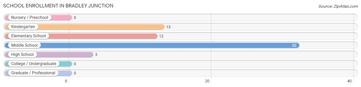 School Enrollment in Bradley Junction