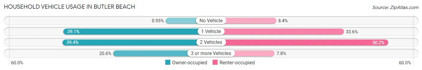 Household Vehicle Usage in Butler Beach
