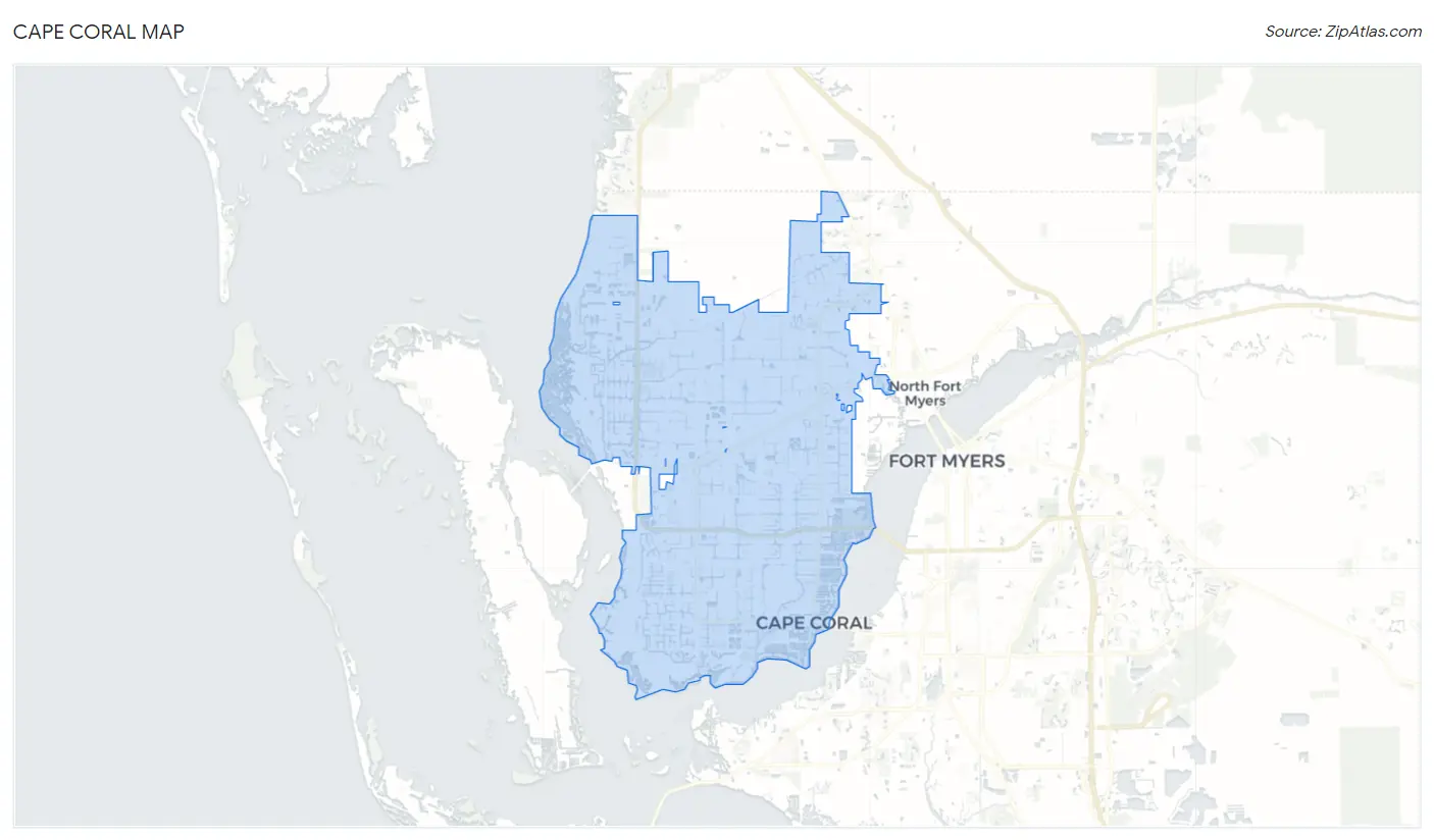 Cape Coral Map