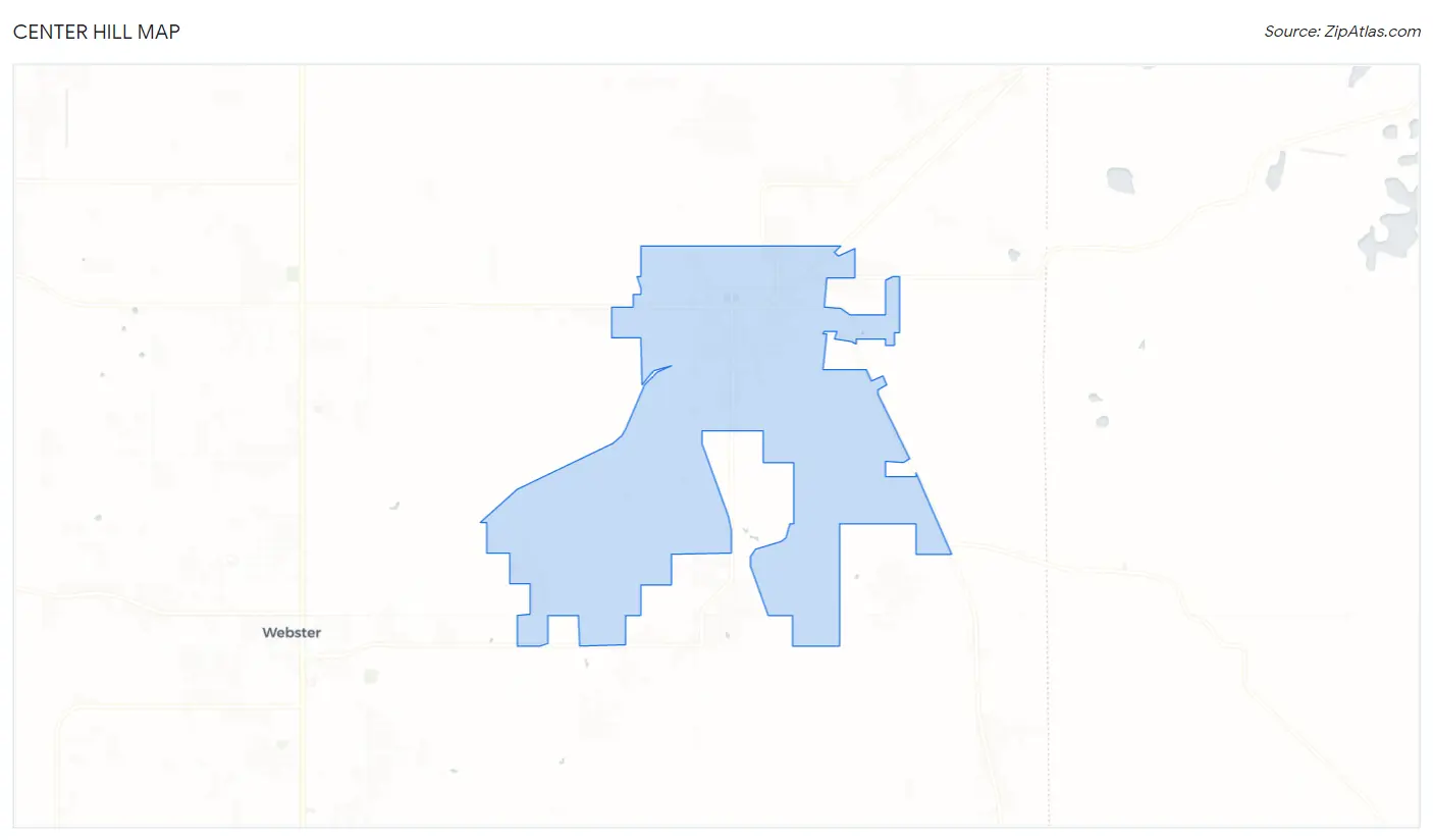 Center Hill Map