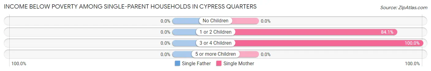Income Below Poverty Among Single-Parent Households in Cypress Quarters
