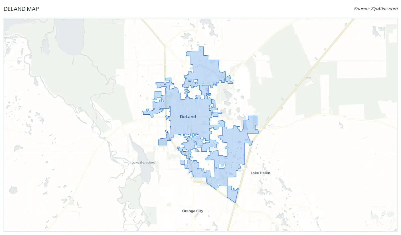 Deland Map