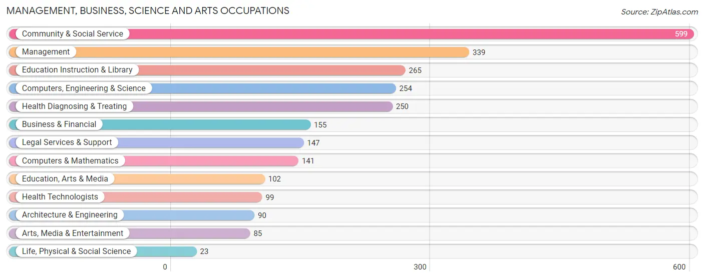 Management, Business, Science and Arts Occupations in Elfers