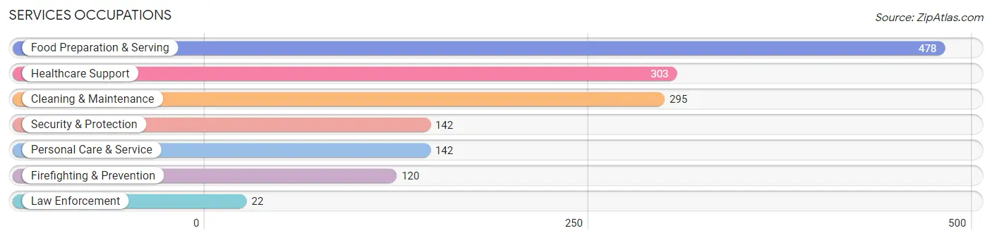 Services Occupations in Elfers