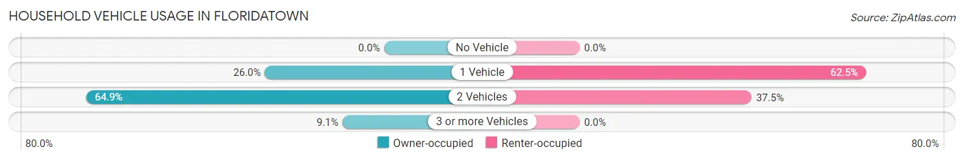 Household Vehicle Usage in Floridatown