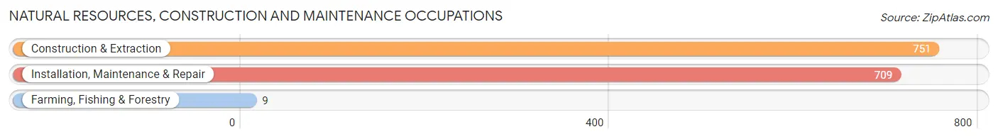 Natural Resources, Construction and Maintenance Occupations in Four Corners