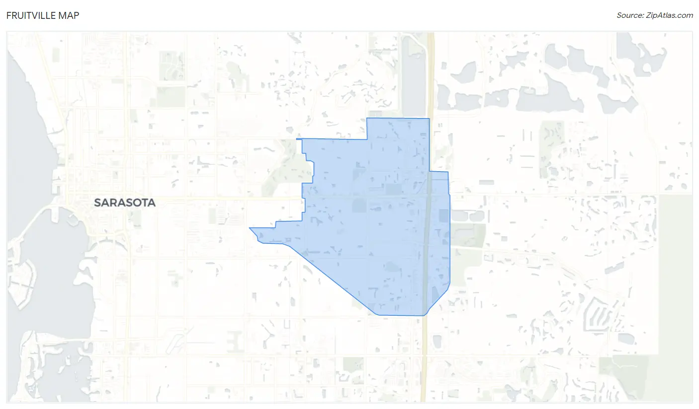 Fruitville Map