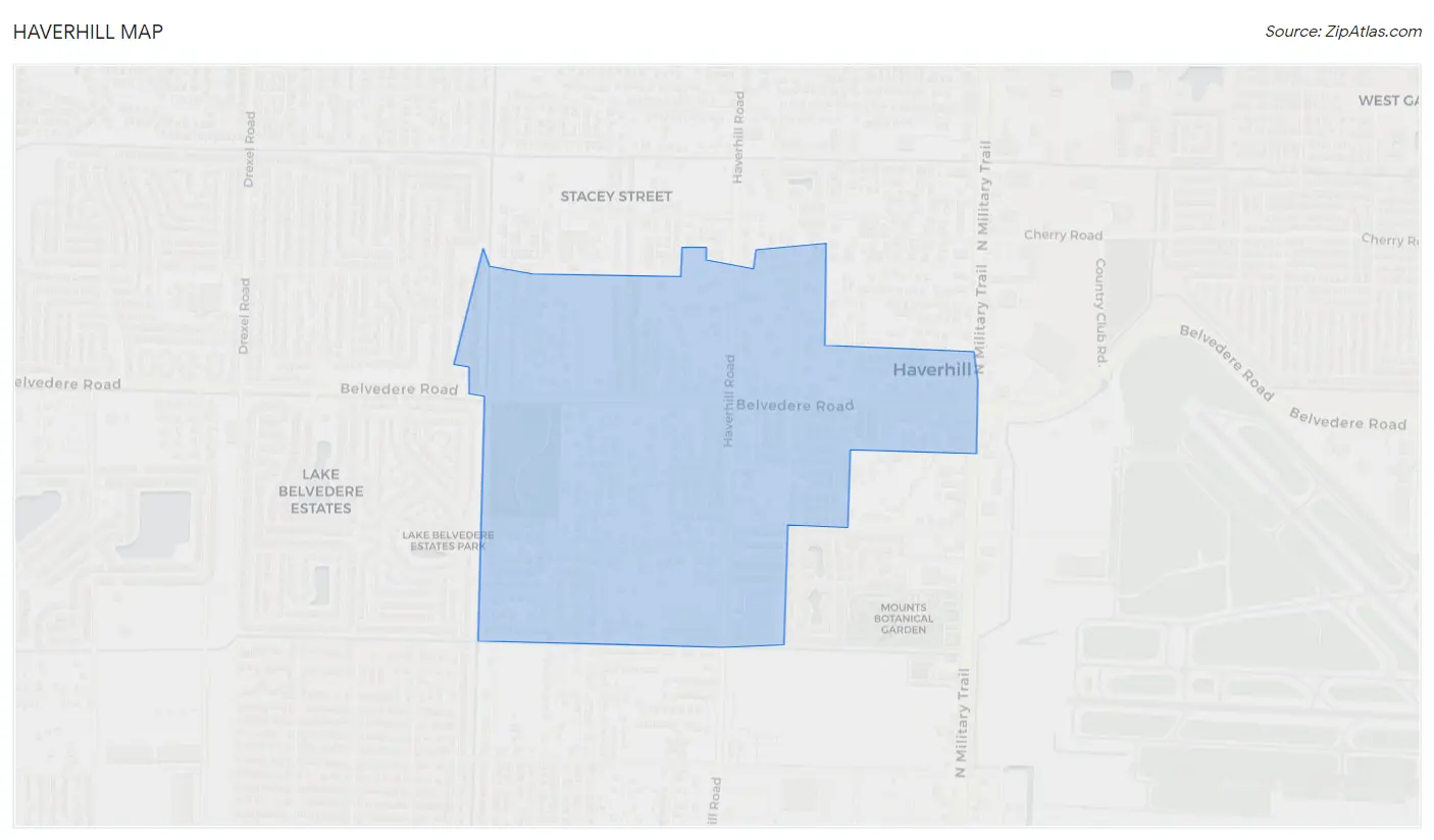 Haverhill Map