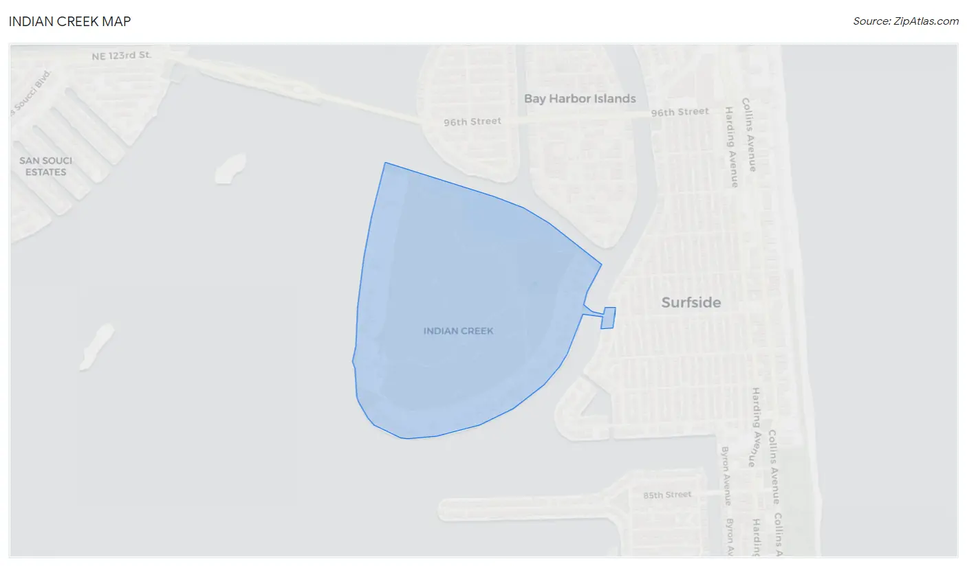 Indian Creek Map